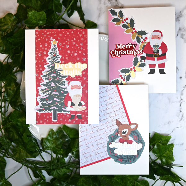 Joyful Christmas Sentiments Press + Foil Plate & Die Set by Simon Hurley