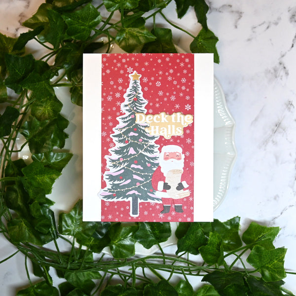 Joyful Christmas Sentiments Press + Foil Plate & Die Set by Simon Hurley