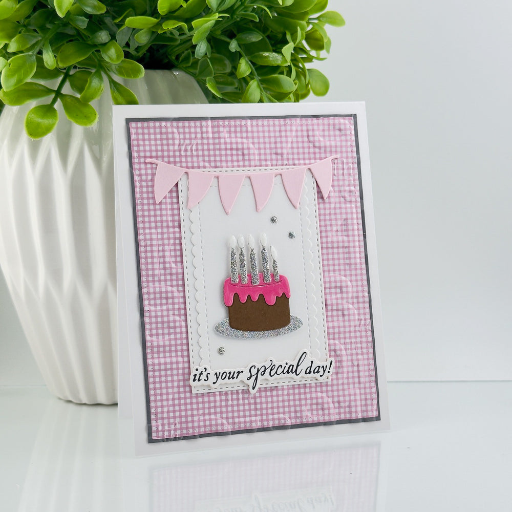 Classic Pooh Birthday Accessories Etched Dies by Simple Stories