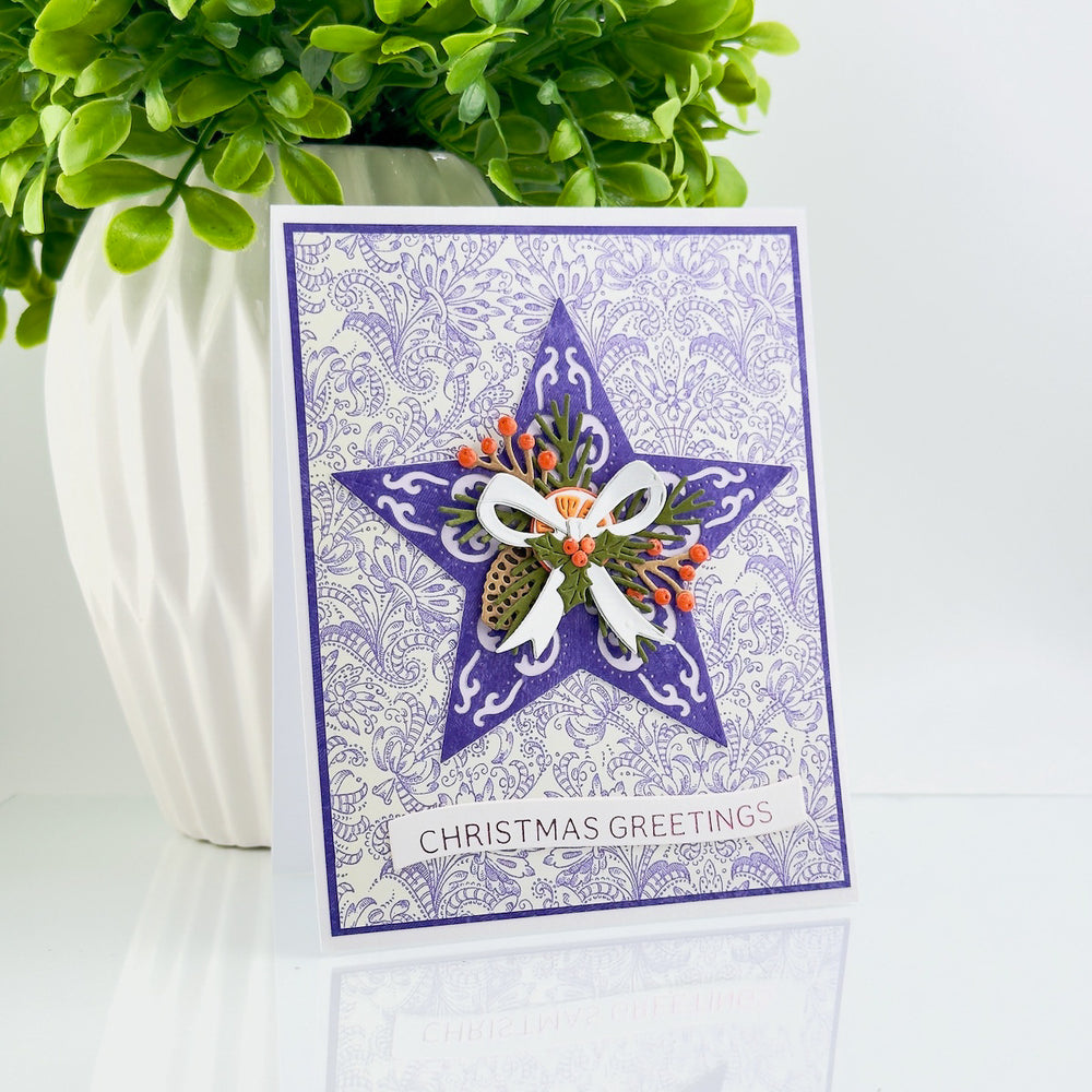 Barn Star Wreath Etched Dies by Annie Williams