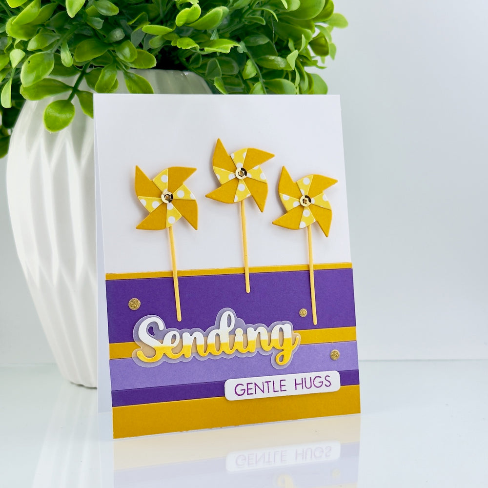 Pink Lemonade Stand Tags Etched Dies with Simple Stories