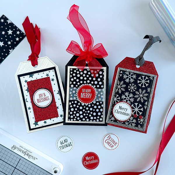 Essential Tags Etched Dies by Lisa Horton