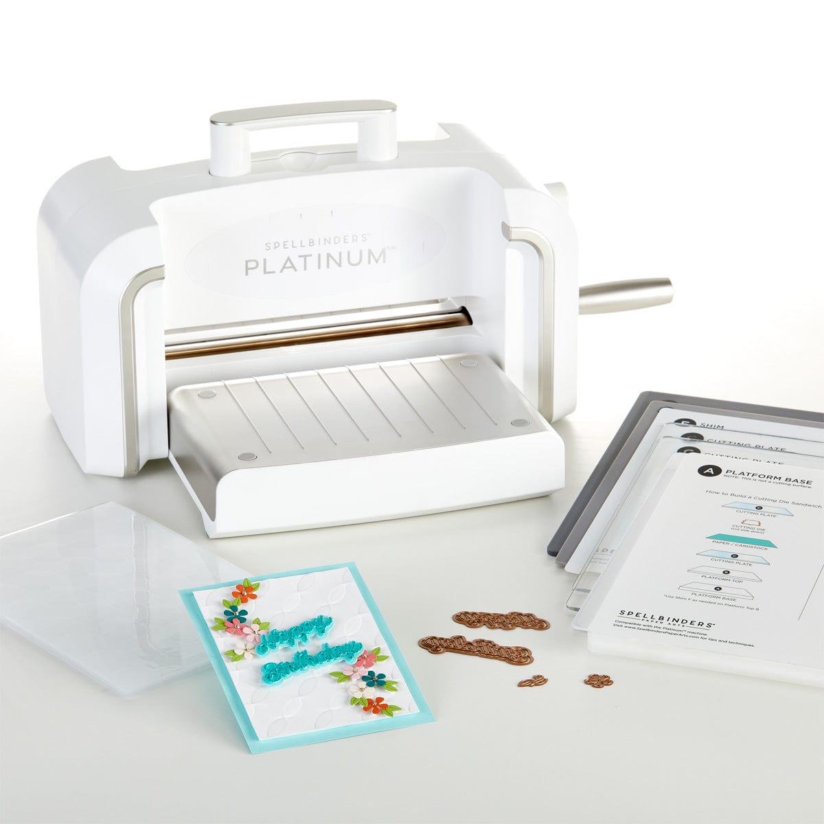 Spellbinders - New & Improved Platinum Machine with Universal Plate System - 8.5