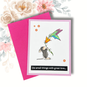 Sweet Nectar Cling Rubber Stamp Set