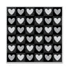 Checkered Hearts - January Cling Stamp of the Month