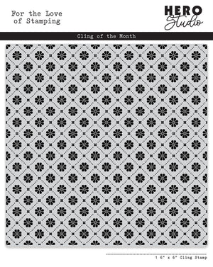 Floral Tiles Cling Stamp of the Month - May 2025