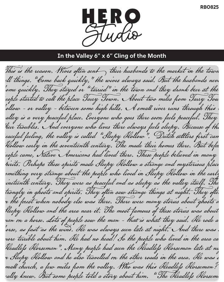 In the Valley Cling Stamp of the Month - August 2025