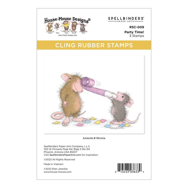 Party Time! Cling Rubber Stamps from the House-Mouse Everyday Collection