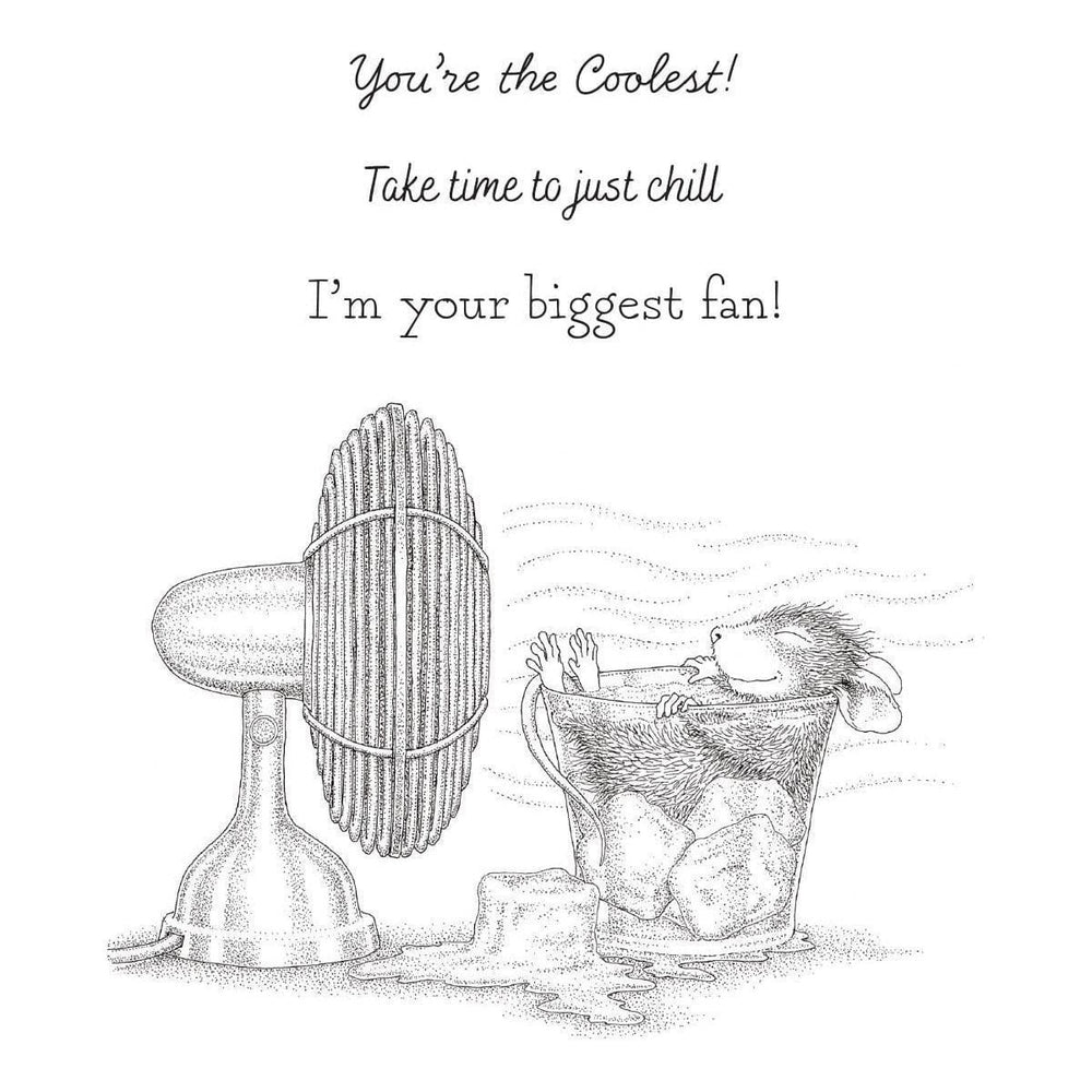 Stay Cool Cling Rubber Stamp Set from the House-Mouse Summer Fun Collection