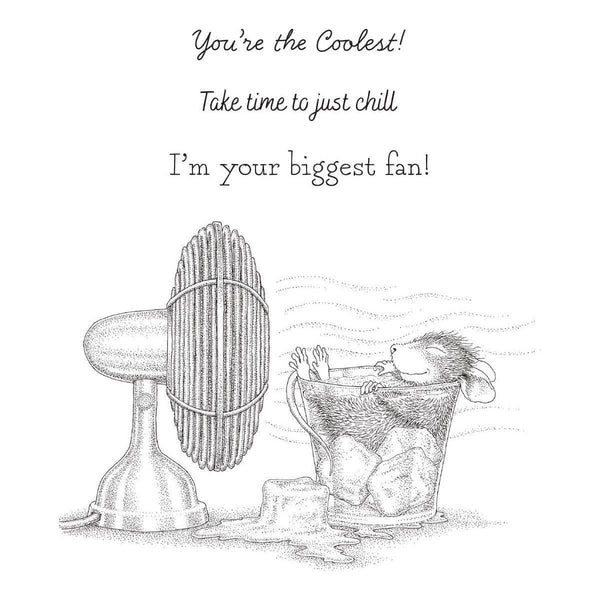 Stay Cool Cling Rubber Stamp Set from the House-Mouse Summer Fun Collection