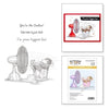 Stay Cool Cling Rubber Stamp Set from the House-Mouse Summer Fun Collection