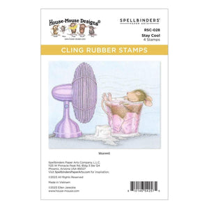 Stay Cool Cling Rubber Stamp Set from the House-Mouse Summer Fun Collection