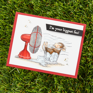 Stay Cool Cling Rubber Stamp Set from the House-Mouse Summer Fun Collection