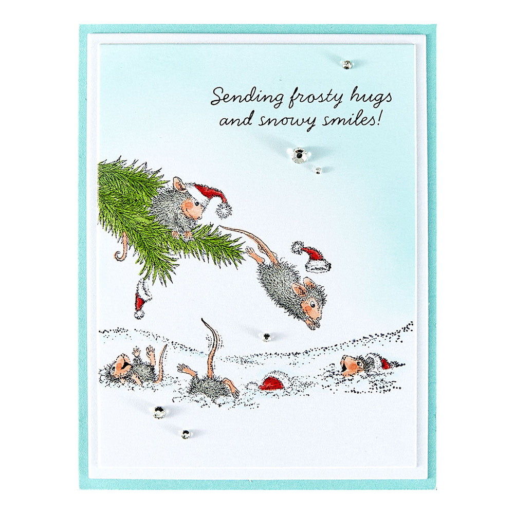 Snowy Smiles Cling Rubber Stamp Set