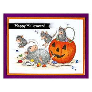 Trick or Treat! Cling Rubber Stamp Set