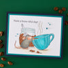 Brew-tiful Day Cling Rubber Stamps by House-Mouse