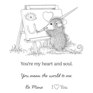 Heart and Soul Cling Rubber Stamps by House-Mouse