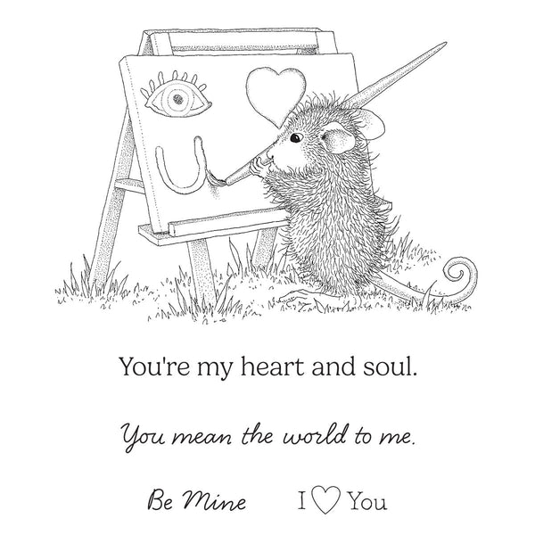 Heart and Soul Cling Rubber Stamps by House-Mouse