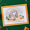 Stitched with Love Cling Rubber Stamps by House-Mouse