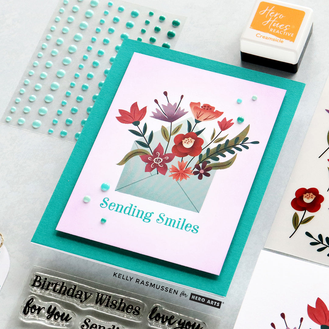 Colorful Florals Hero Transfers