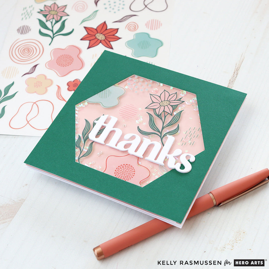 Flowers and Swirls Hero Transfers