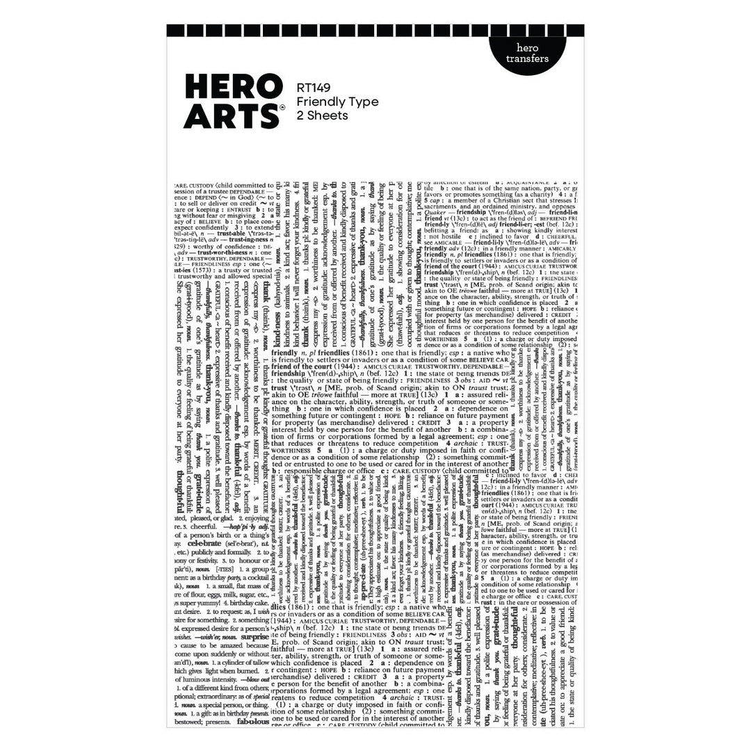 Friendly Type Hero Transfers