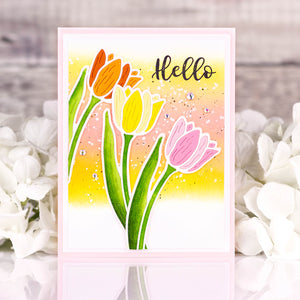 Spellbinder's Exclusive - Yana's Tulip Etched Dies by Yana Smakula