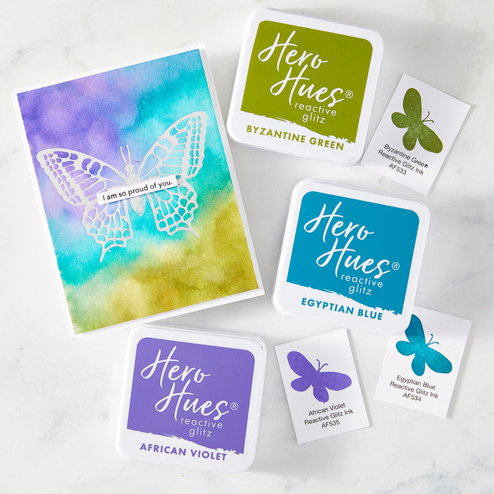 Hero Hues Reactive Glitz - Egyptian Blue