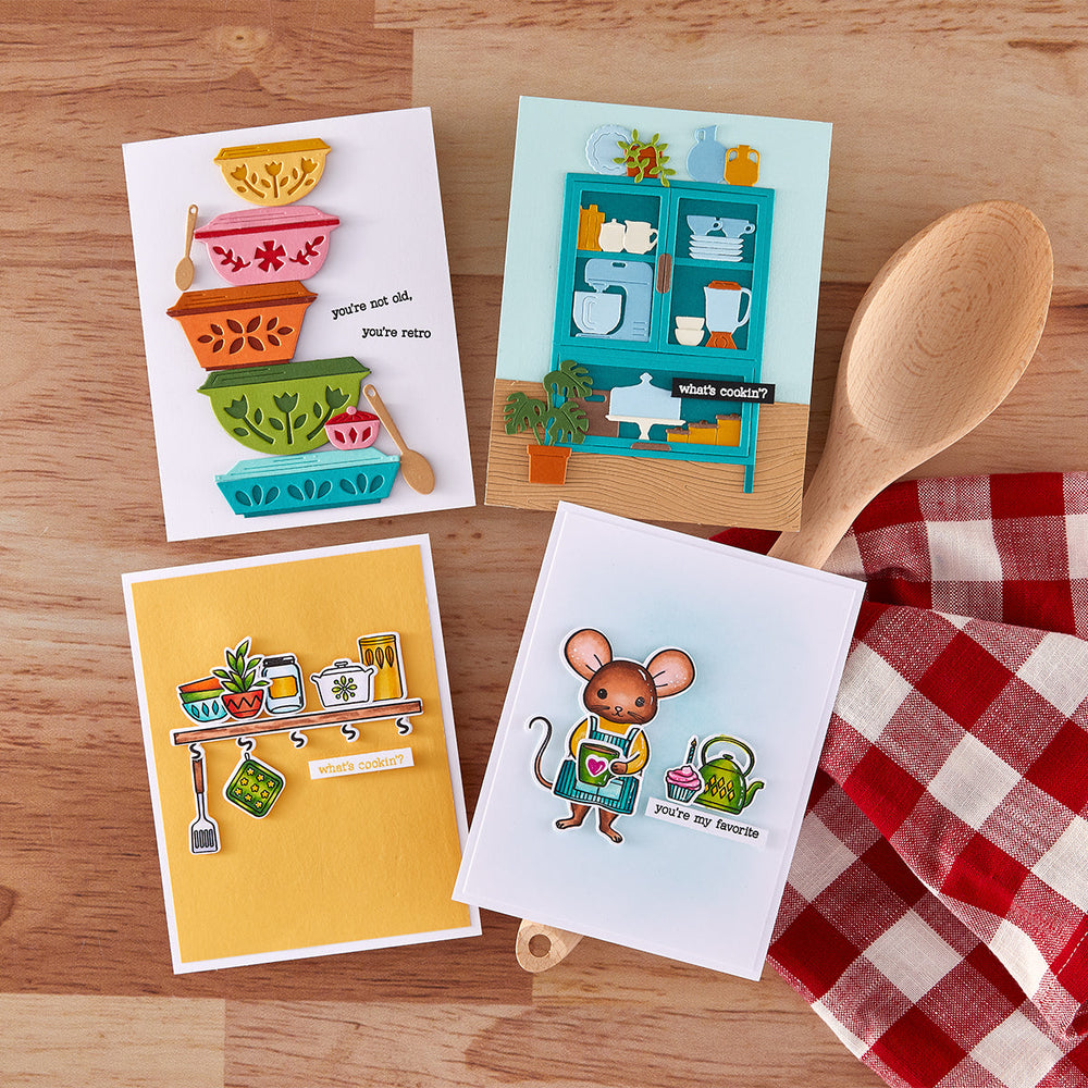 Hero Arts What's Cookin'?  Stamp & Cut Set