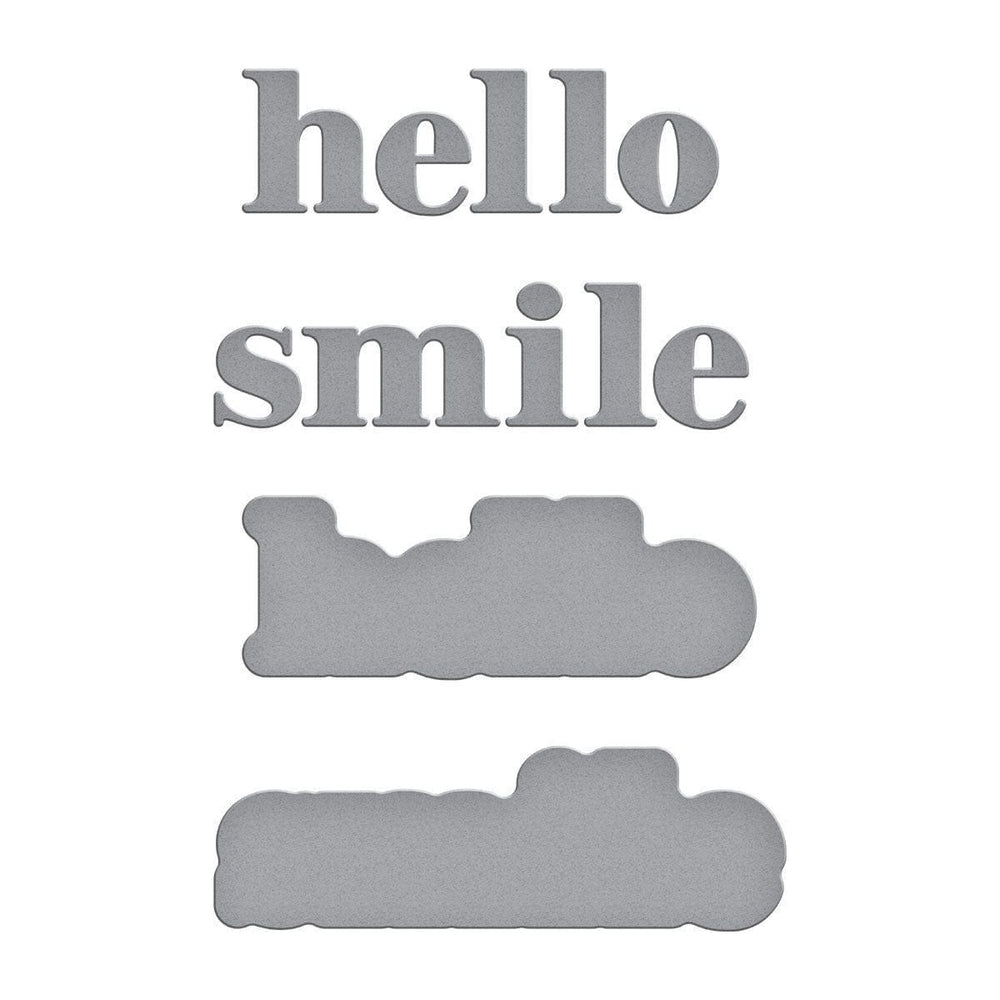 Hello Smile Etched Dies from the Out and About Collection