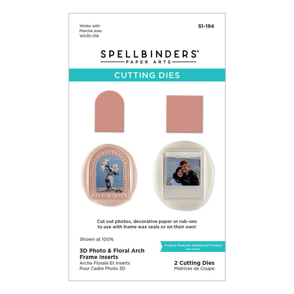 3D Photo & Floral Arch Frames Wax Seal Stamps and Die Bundle
