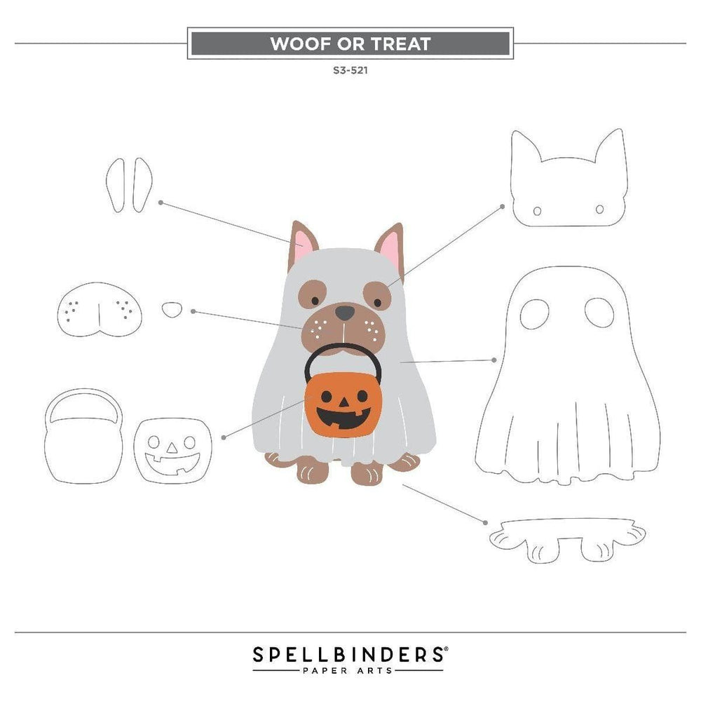 Woof-or-Treat Etched Dies