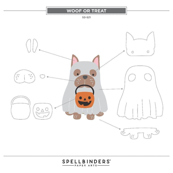 Spellbinders Exclusive: Howl-O-Ween Pup Trio