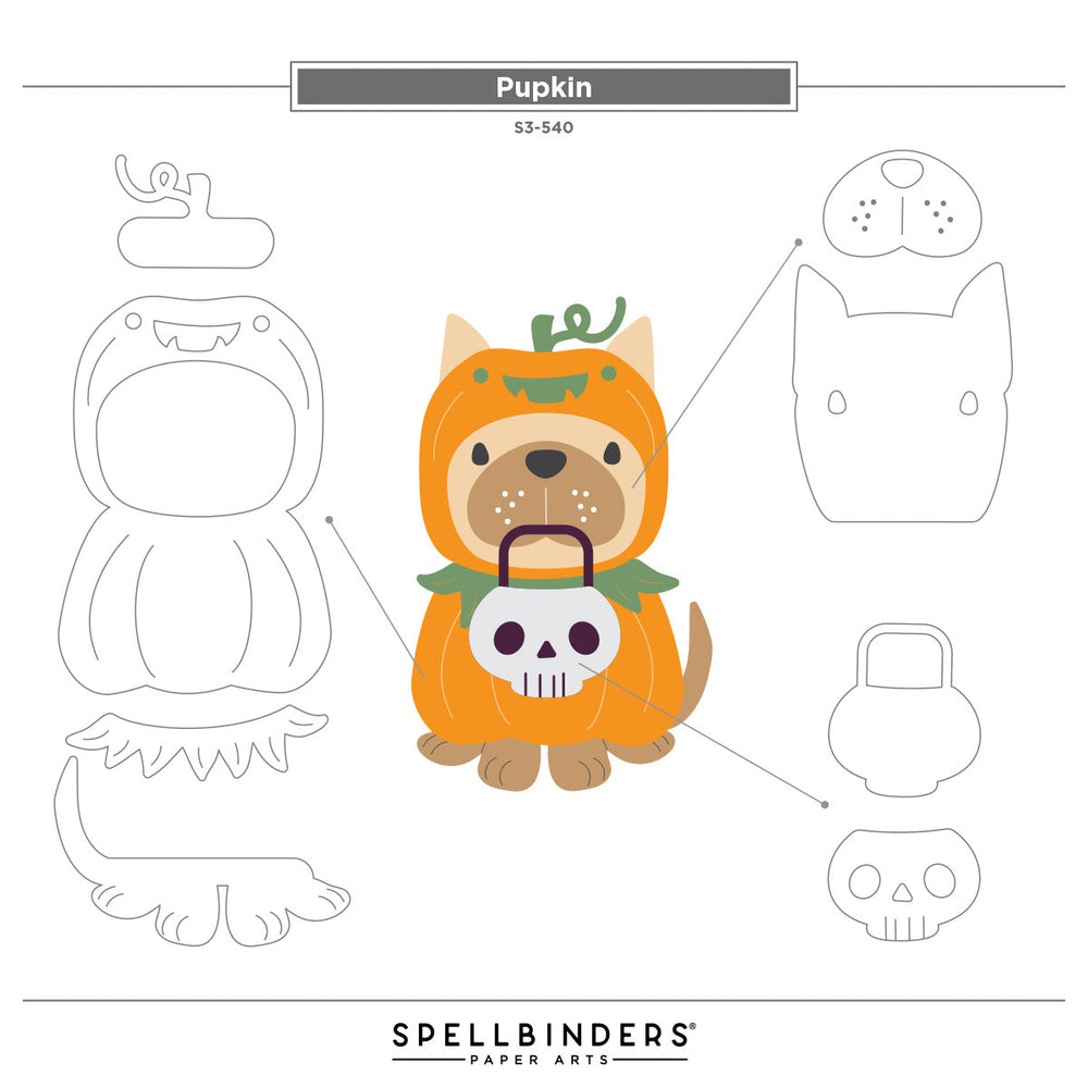 Spellbinders Exclusive: Pupkin Etched Dies