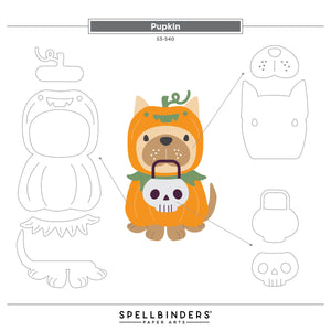 Spellbinders Exclusive: Howl-O-Ween Pup Trio