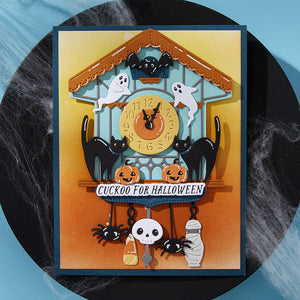 Halloween Tick Tock Etched Dies