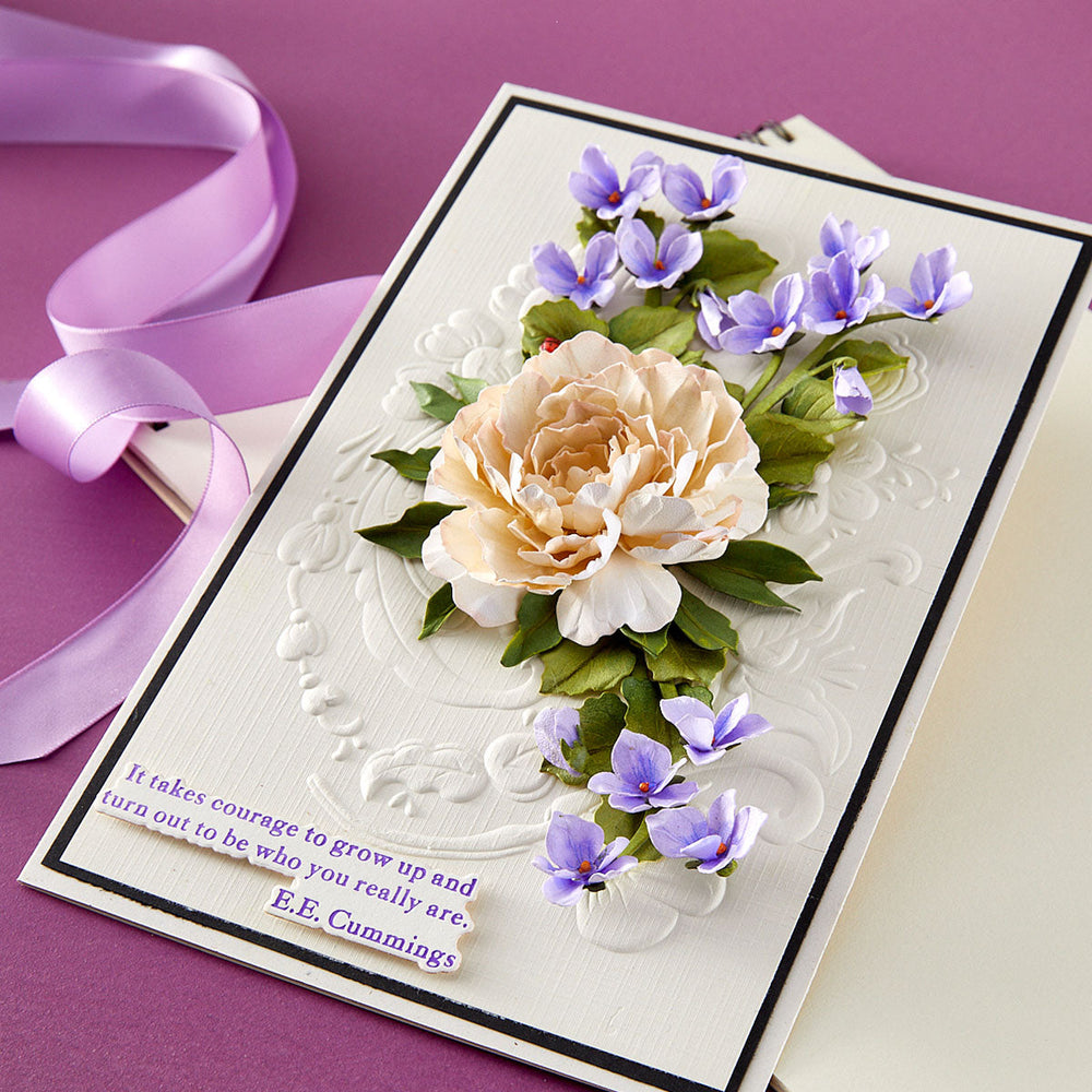 The Poet's Garden Sentiments Press + Foil Plate & Die Set by Susan Tierney-Cockburn