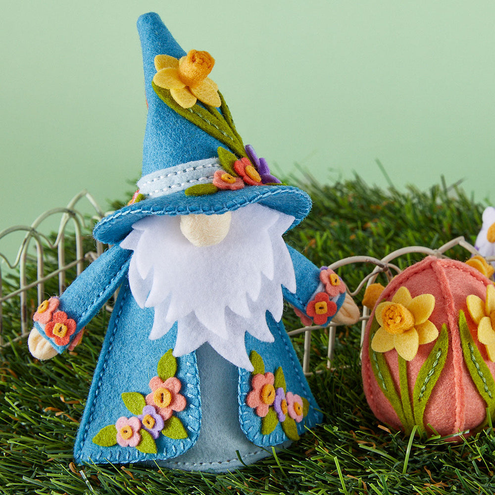 3D Eggs & Flowers Felt Décor Etched Dies by Sandi MacIver