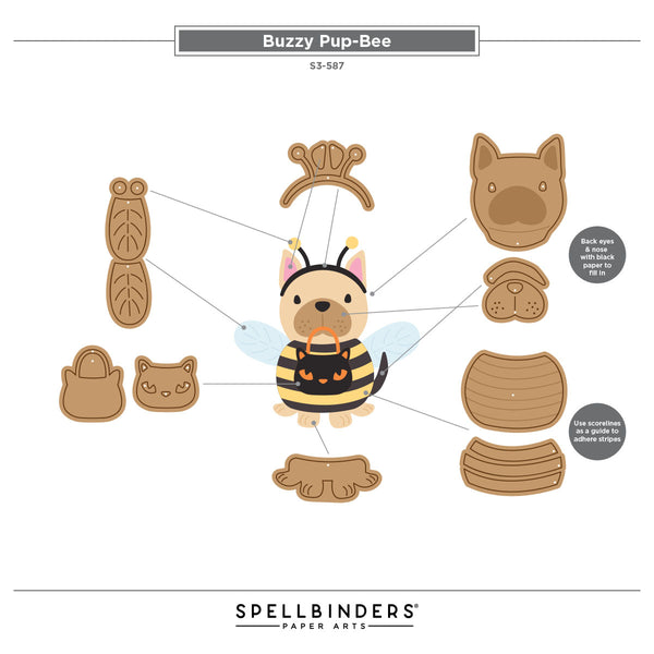 Spellbinders Exclusive: Howl-O-Ween Pup Trio