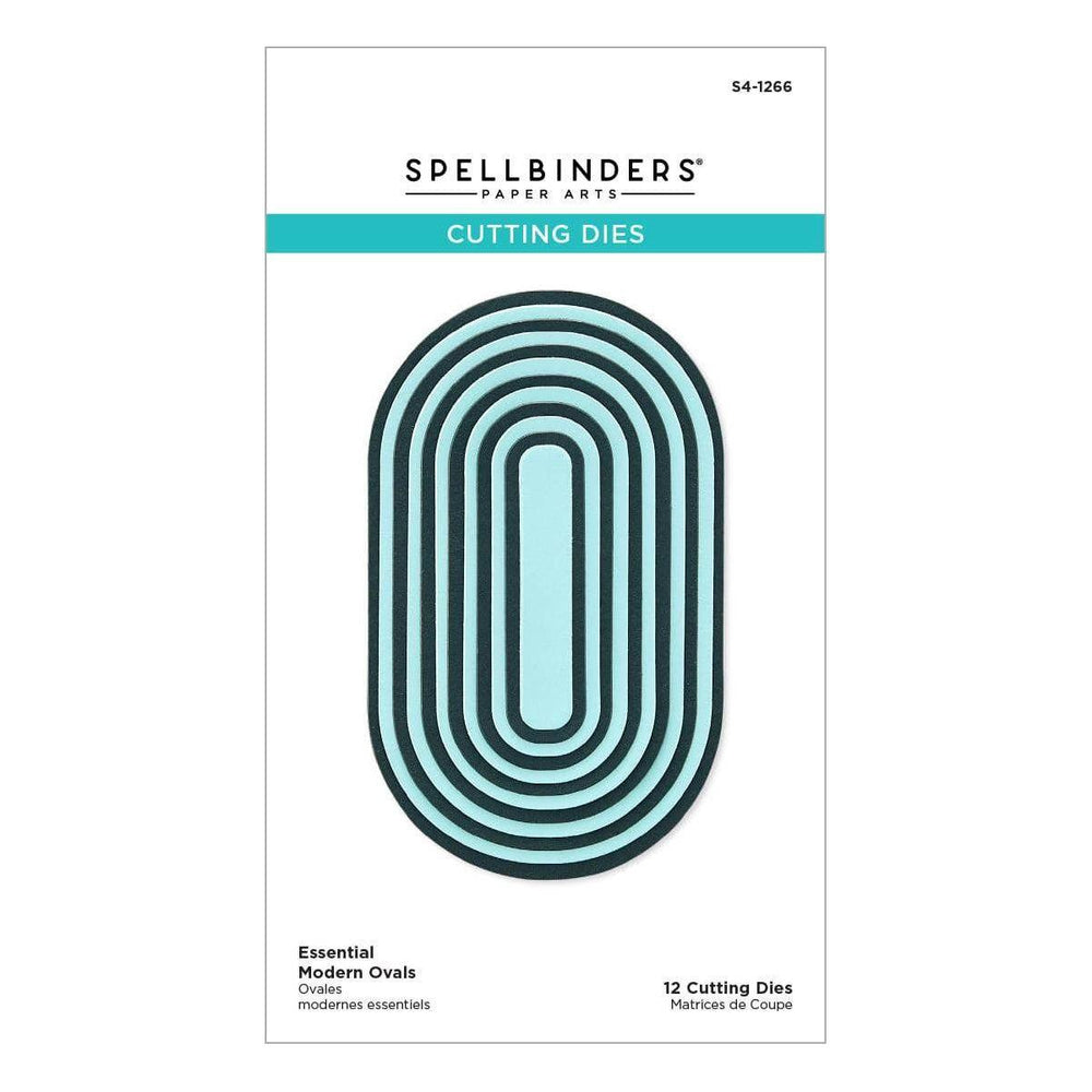 Essential Modern Ovals Etched Dies