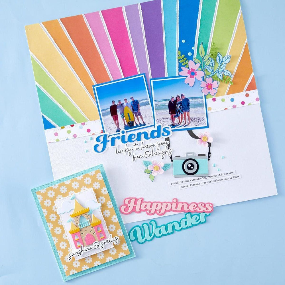 Say Cheese Etched Dies from the Storytelling by Spellbinders Scrapbooking Collection