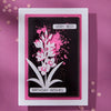 Layered Gladiolus Etched Dies by Lisa Horton