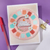 Reel Color Sentiments BetterPress Plate & Die Set from the Take Note Collection