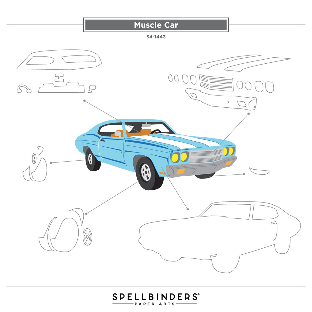 Classic Road Legends Car & Truck Die Bundle by Mindy Eggen