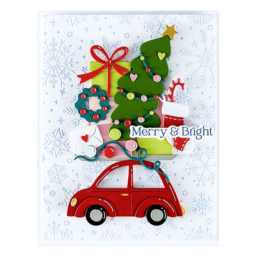 Yuletide Ride Etched Dies