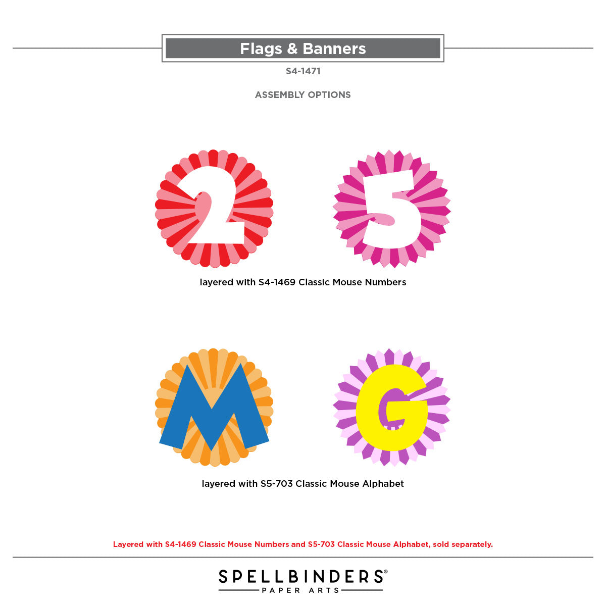 Flags & Banners Etched Dies