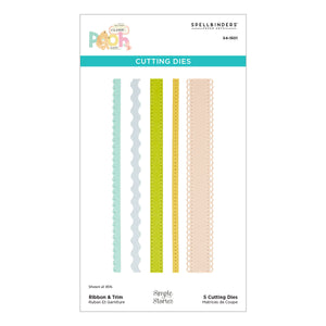 Ribbon & Trim Etched Dies with Simple Stories