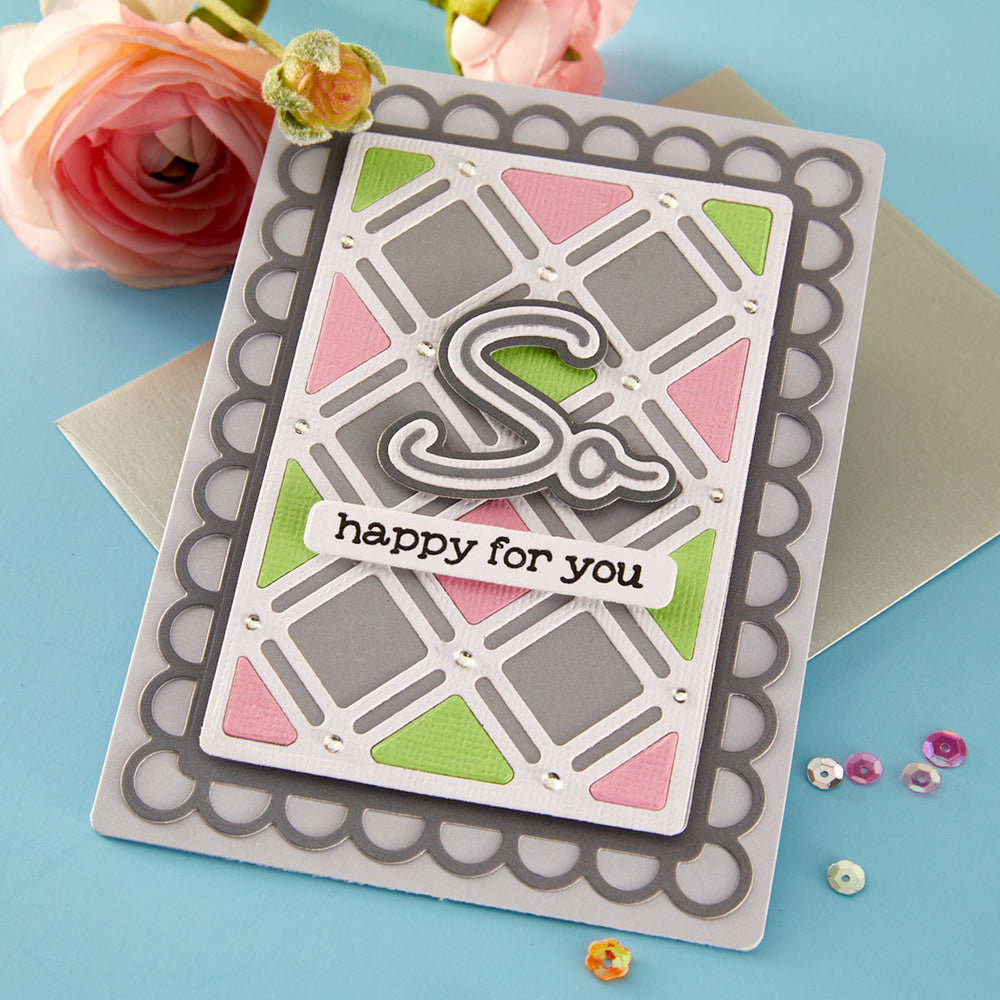 So Amazing Sentiments Clear Stamp & Die Set by Lisa Horton
