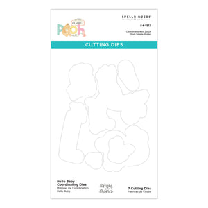 Hello Baby Coordinating Etched Dies with Simple Stories