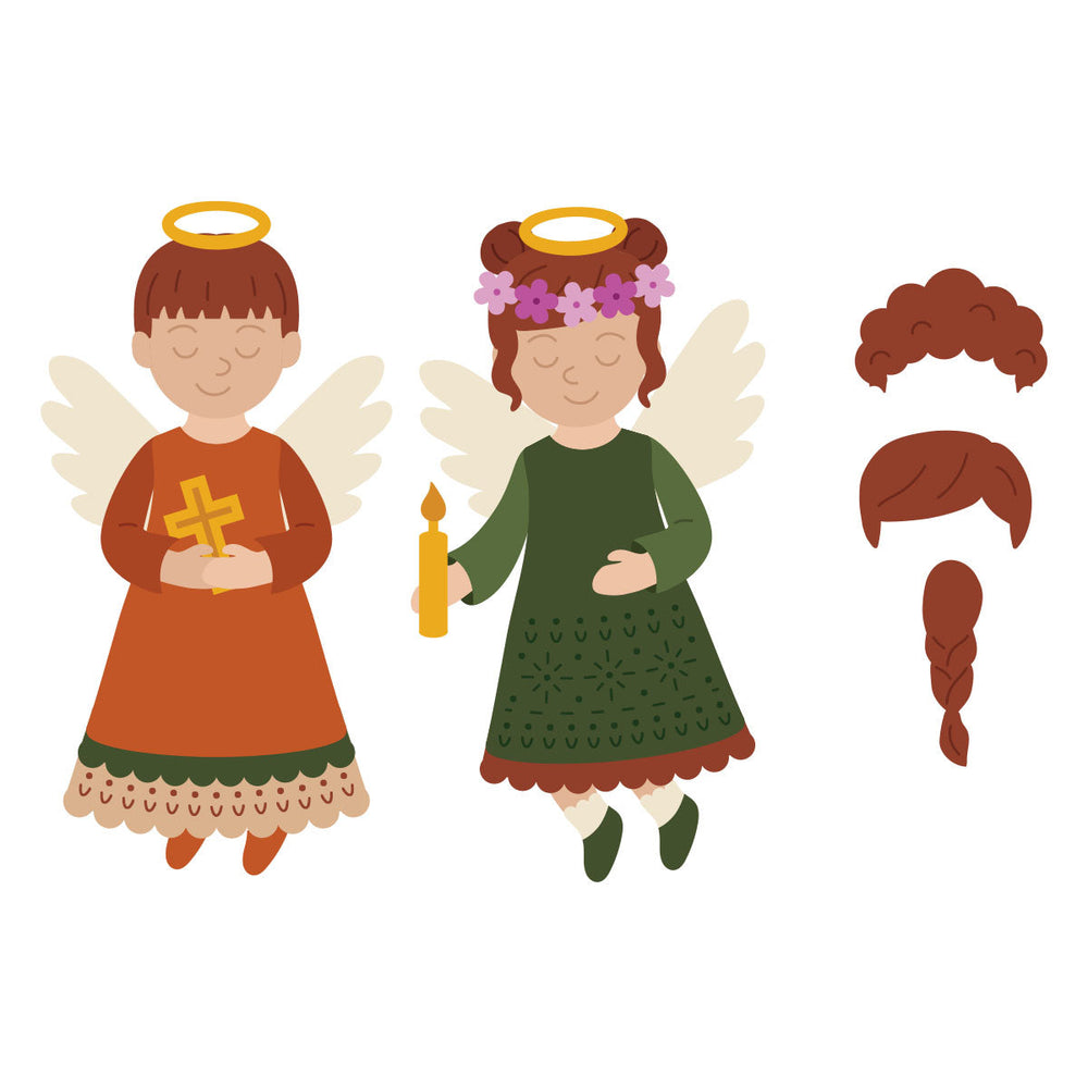 Blessing Angels Etched Dies by Bibi Cameron